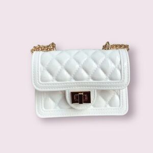 Jelly Quilted Bag Keychain